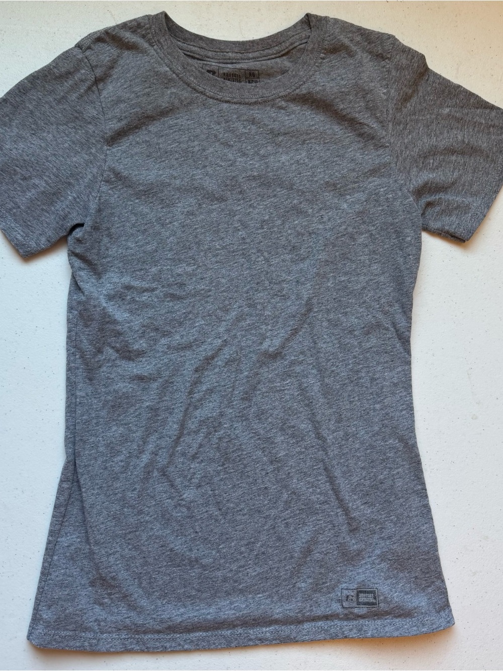Russell Athletics Crewneck in Heather Grey | XS